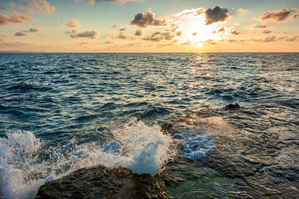 istock Sunset, Rocks at Kerpe, Kefken with sea 1209648203