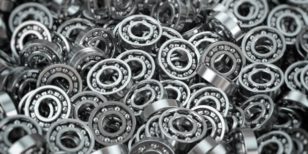 Heap of bearing industriaal concept background. Heap of bearing industriaal concept background. 3d illustration ball bearing stock pictures, royalty-free photos & images
