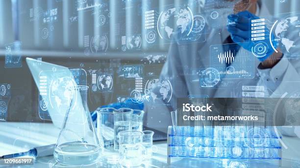 Science Technology Concept Research And Development Drug Discovery Stock Photo - Download Image Now