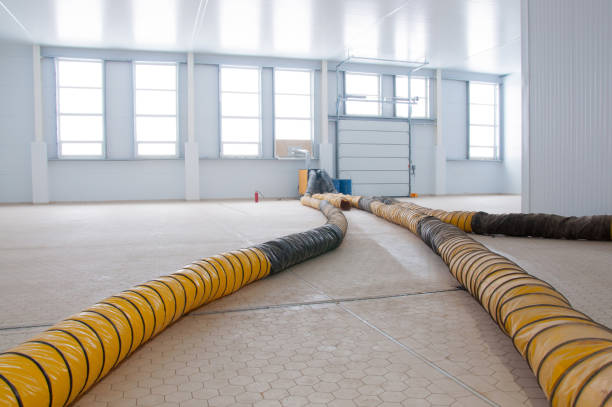 istock Large diesel heater at a construction site. Thermal equipment for space heating 1209665198