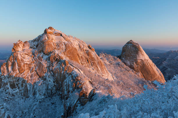 istock MT Bukhan a snowy landscape 1209665491