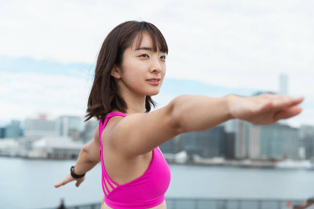istock A young woman doing yoga 1209666792