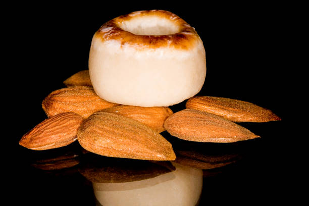 istock Almond marzipan, very sweet dessert. 1209670303