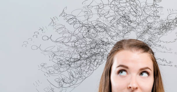 istock Confused concept with young woman 1209672737