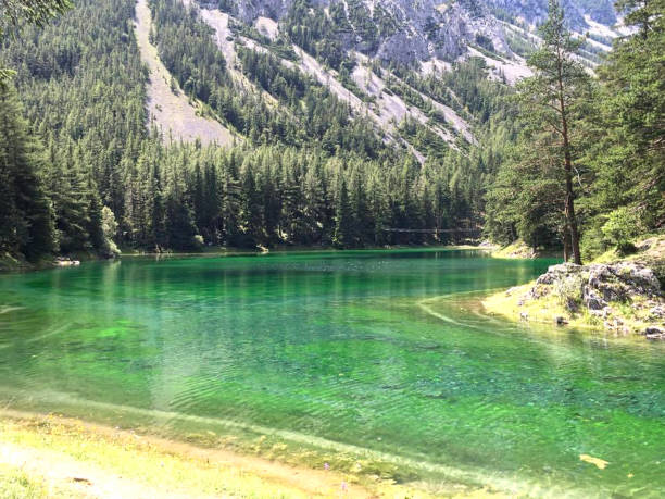 istock wondeful clear lake in the alps 1209675335