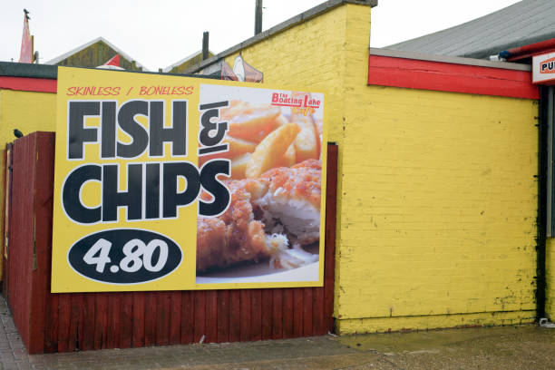 Fish and chips sign