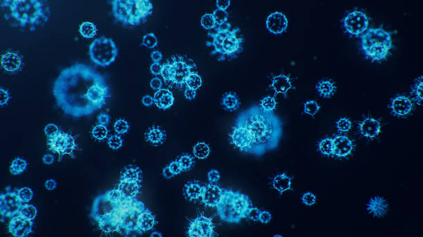 pathogène chinois appelé coronavirus ou covid-19, comme un type de grippe. éclosion de coronavirus, qui conduit à la mort. concept d’une pandémie qui infecte les poumons, c’est-à-dire la pneumonie atypique. illustration 3d - hepatitis virus photos et images de collection