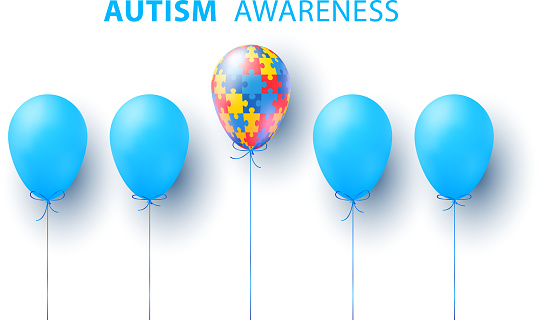Zus vertrouwen Kwaadaardig World Autism Awareness Day Blue Colorful Puzzles Balloon Vector Background  Symbol Of Autism Medical Flat Illustration Health Care Stock Illustration -  Download Image Now - iStock