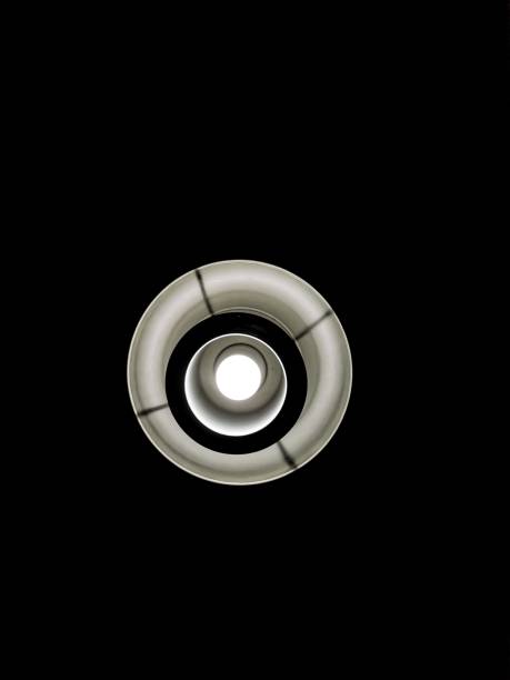 istock Abstract background with lamp in black and white 1209684399