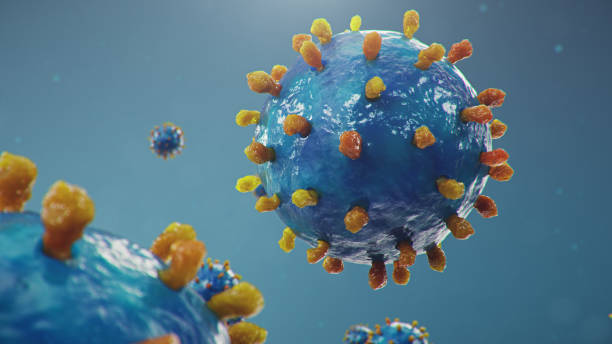 istock Chinese pathogen called Coronavirus or Covid-19, as a type of flu. Outbreak of coronavirus, which leads to death. Concept of a pandemic that infects the lungs, i.e. atypical pneumonia. 3D illustration 1209686017