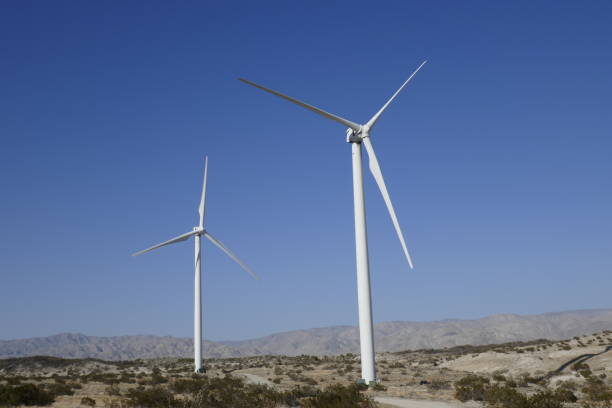 istock Wind farms in the desert 1209703431