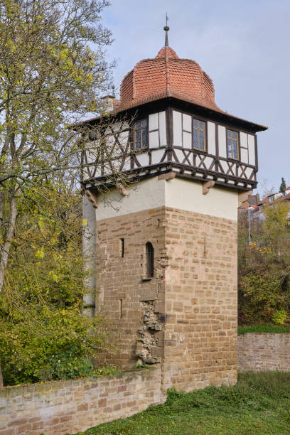 istock Tower with half-timbered structure, Faustturm in Maulbronn Abbey 1209705567