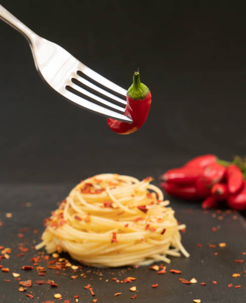 istock Spaghetti with garlic, oil and pepper 1209711693