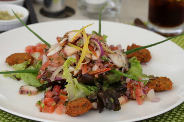 istock Octopus Salad, Creole Style, Mauritius, Indian Ocean, Africa 1209713040