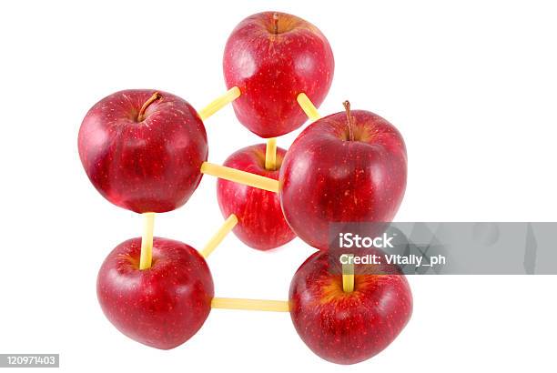 Apple Construction Stock Photo - Download Image Now - Apple - Fruit, Atom, Built Structure