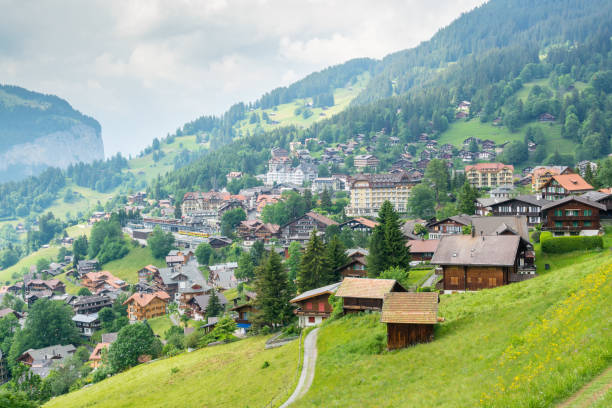 istock Wengen - oldest ski resort, Bernese Alps, Switzerland 1209714329