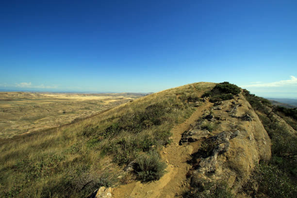 istock Azerbaijan desert, view from David Gareja monastery 1209716203