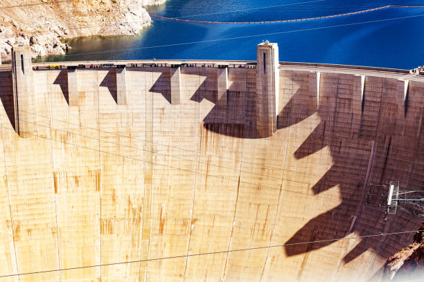 istock Colorado river Hoover Dam big concrete wall hydra 1209719262