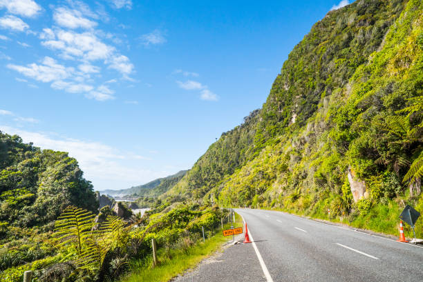 istock Deserted road in New Zealand 1209725820