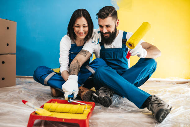 istock Home renovation and wall painting 1209732153