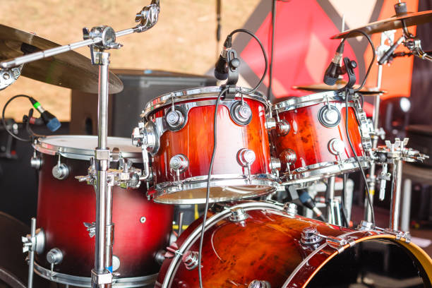 istock drums-set with sticks on snare-drums 1209735124