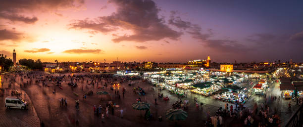istock Marrakech main square, Jamaa el Fna, during a sunset 1209737772