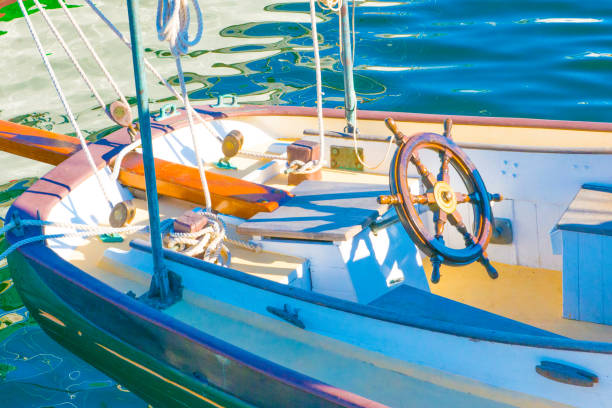 istock Old Wood Sailboat-Mistic Connecticut 1209741309