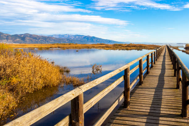 istock Lake Vistonida beautiful landscape 1209742147