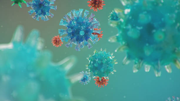 istock Coronavirus outbreak. Pathogen affecting the respiratory tract. COVID-19 infection. Concept of a pandemic, viral infection. Coronavirus inside a human. Viral infection causing chronic disease. 3D illustration 1209742375