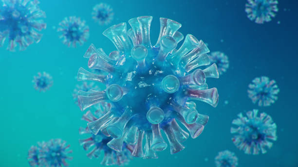 Outbreak of coronavirus, flu virus and 2019-nCov. Concept of a pandemic, epidemic for human cells. COVID-19 under the microscope, pathogen affecting the respiratory system. 3d illustration Outbreak of coronavirus, flu virus and 2019-nCov. Concept of a pandemic, epidemic for human cells. COVID-19 under the microscope, pathogen affecting the respiratory system. 3d illustration severe acute respiratory syndrome stock pictures, royalty-free photos & images