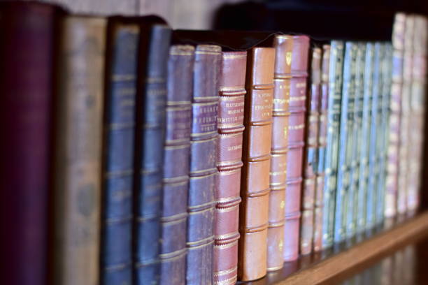 istock A colourful array of old books on a bookshelf 1209746172