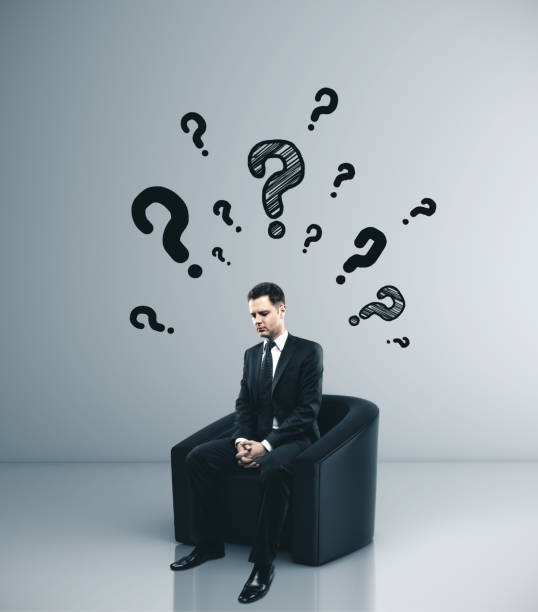 istock Businessman sitting in chair 1209751052