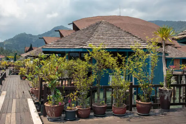 Photo of Houses on stilts in the fishing village of Bang Bao, Koh Chang, Thailand