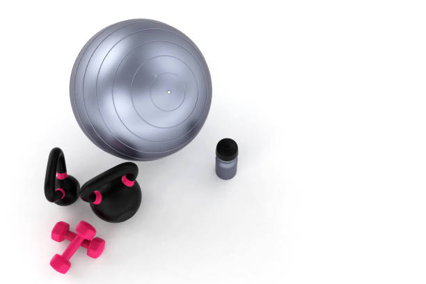 istock 3D Rendering Exercising Concept stock photo 1209764266