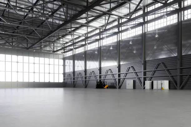 Photo of Empty airplane hangar