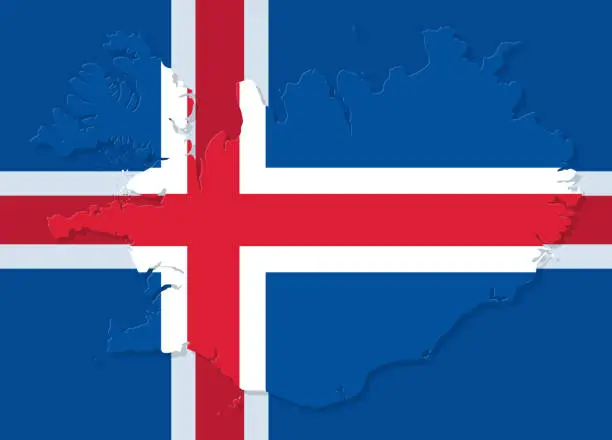 Vector illustration of Iceland