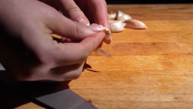 garlic peeled and chopped