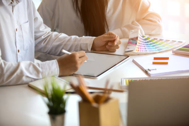 istock The graphic design working group is helping to design media and programs 1209793460