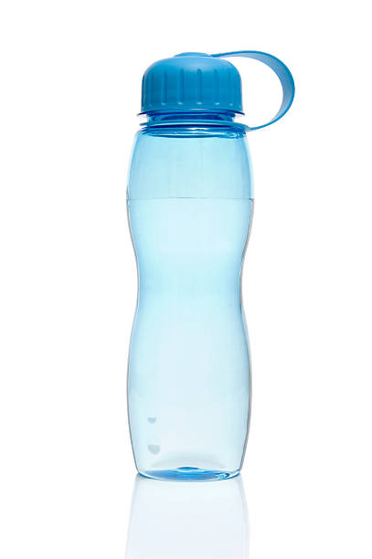 istock A blue water bottle filled with water 120980144