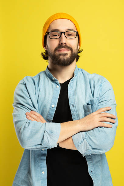 istock Portrait of Handsome Bearded Man 1209805305