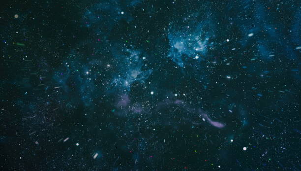 istock New large panoramic looking into deep space. Dark night sky full of stars. 1209807852