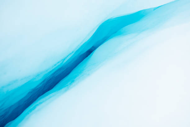 blaues eis des fox-gletschers in neuseeland. - new zealand ice climbing snow climbing stock-fotos und bilder