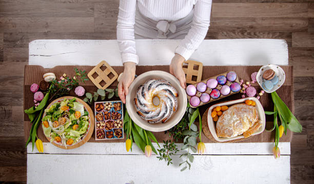 istock For a table set with food, Easter holiday. 1209819804