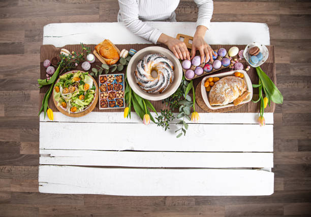 istock For a table set with food, Easter holiday. 1209819805