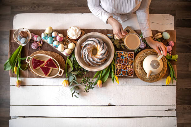 istock For a table set with food, Easter holiday. 1209819810