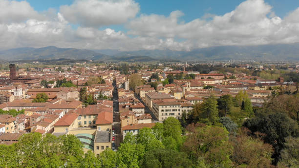 istock Aerial view of Lucca, Tuscany 1209819830