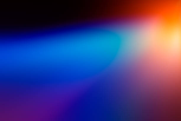 istock Abstract color blurred background, dark blue, red, orange. 1209825803