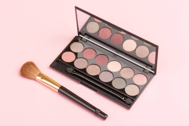 istock set of pastel eyeshadows isolated on rose background 1209826097