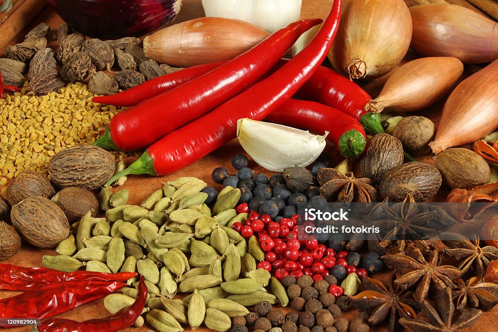 Spices and herbs  Allspice Stock Photo