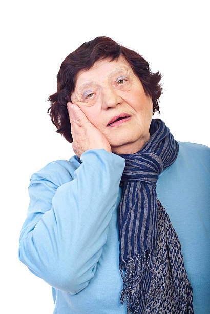 istock Worried senior woman 120982998